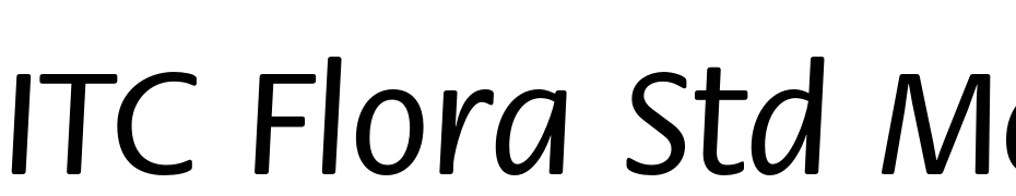 ITC Flora Std Medium Font Download Free