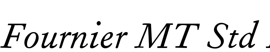 Fournier MT Std Italic Font Download Free