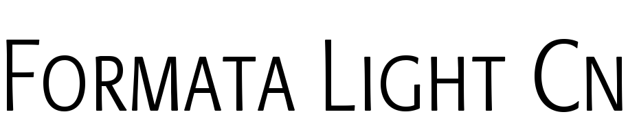 Formata Light Condensed SC Font Download Free