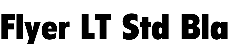 Flyer LT Std Black Condensed Font Download Free