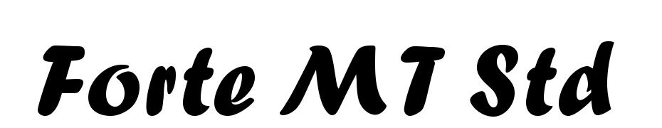 Forte MT Std Font Download Free