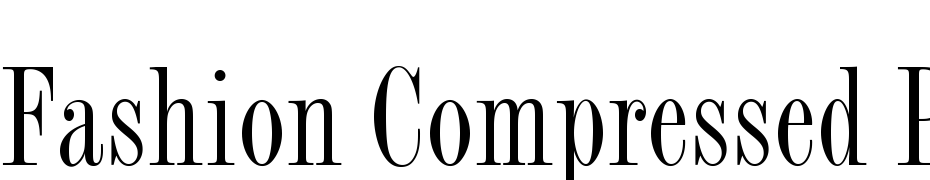 Fashion Compressed Plain Font Download Free