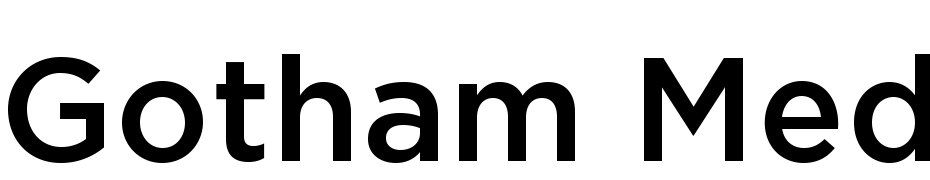 Gotham Medium cкачати шрифт безкоштовно