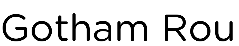 Gotham Rounded Book Font Download Free