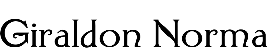 Giraldon Normal Font Download Free