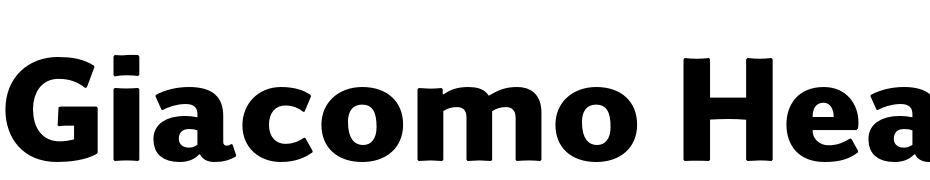 Giacomo Heavy Font Download Free