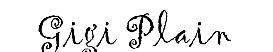 Gigi Plain Font Download Free