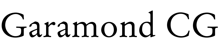 Garamond CG Font Download Free