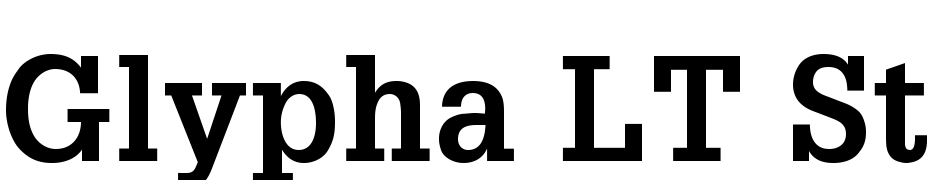 Glypha LT Std 65 Bold Font Download Free