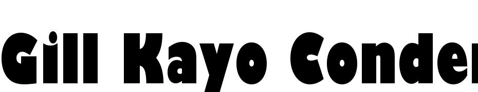 Gill Kayo Condensed Plain Font Download Free