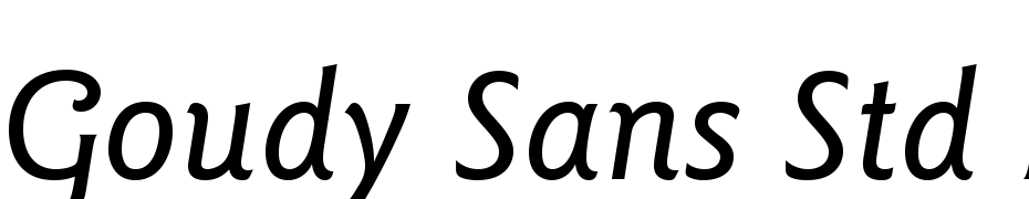 ITC Goudy Sans Std Medium Italic Font Download Free