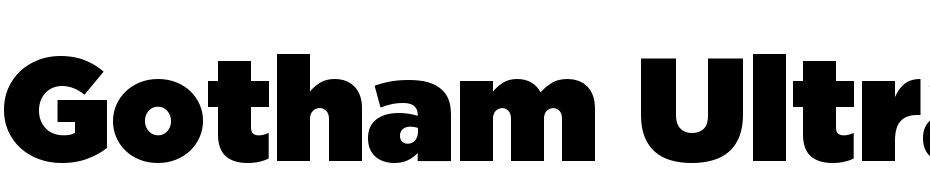 Gotham Ultra Font Download Free