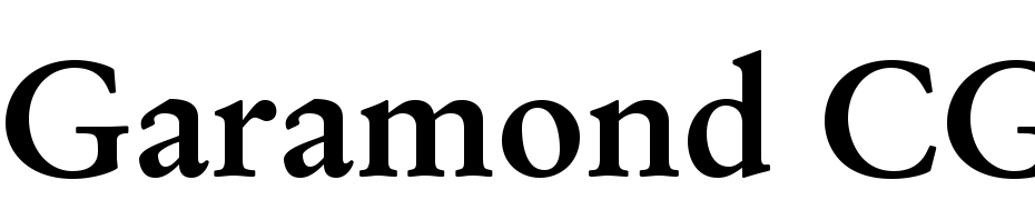 Garamond CG Bold Font Download Free