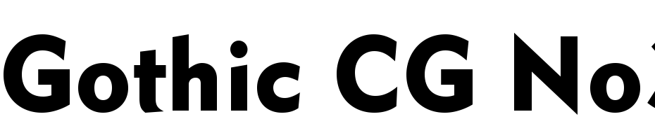 Gothic CG No3 Font Download Free