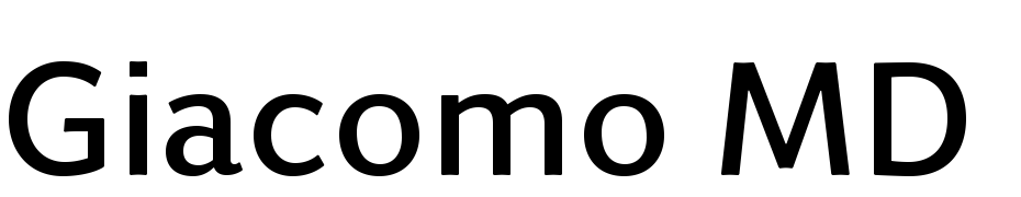 Giacomo MD Medium Font Download Free