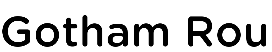 Gotham Rounded Medium Font Download Free