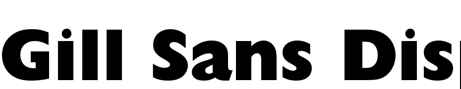 Gill Sans Display MT Pro Extra Bold Font Download Free