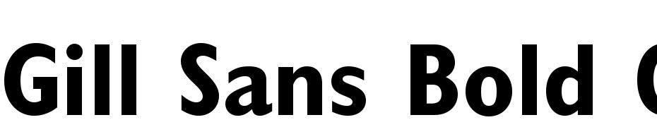 Gill Sans Bold Condensed Font Download Free