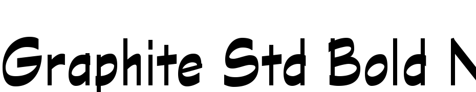 Graphite Std Bold Narrow Font Download Free