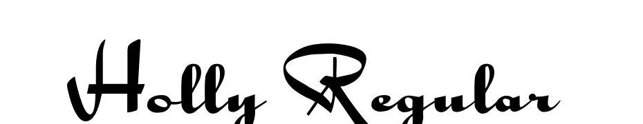 Holly Regular Font Download Free