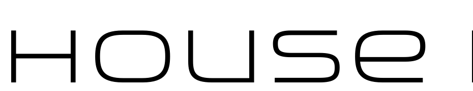 House Movements Runway Font Download Free