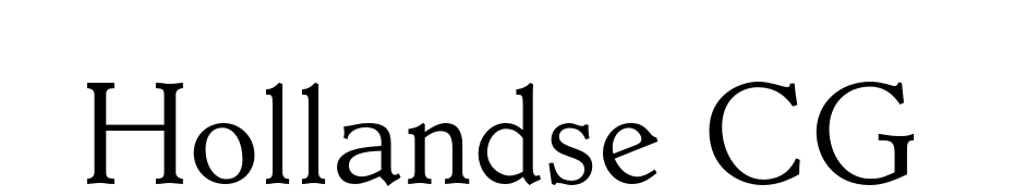 Hollandse CG Font Download Free