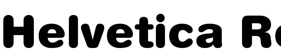 Helvetica Rounded Lt Std Black Font Free Download