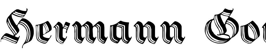 Hermann Gotisch Font Download Free