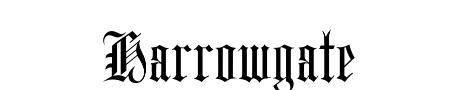Harrowgate Font Download Free