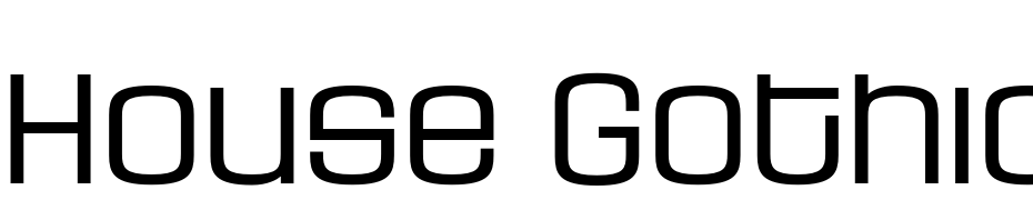 House Gothic HG23Ext LIGHT3 Font Download Free