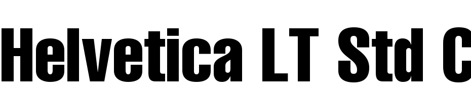 Helvetica LT Std Compressed Schrift Herunterladen Kostenlos