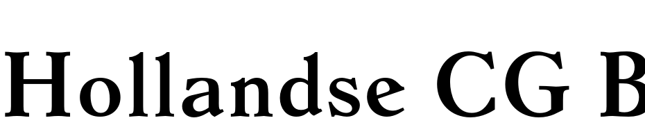 Hollandse CG Bold Font Download Free