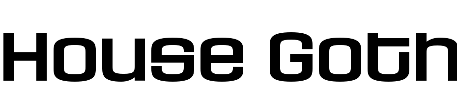 House Gothic HG23Ext BOLD3 Font Download Free