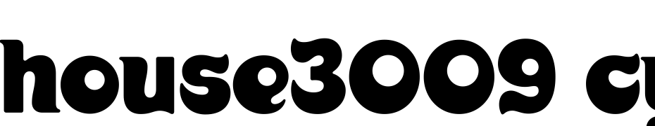 HOUSE3009 Cyberspace Font Download Free