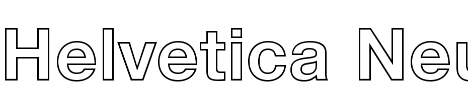 Helvetica Neue LT Std 75 Bold Outline Scarica Caratteri Gratis