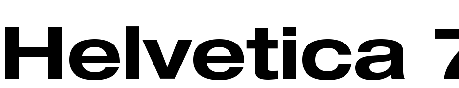 Helvetica 73 Bold Extended Fuente Descargar Gratis