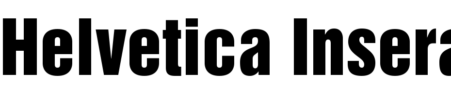 Helvetica Inserat LT Std Roman Font Download Free