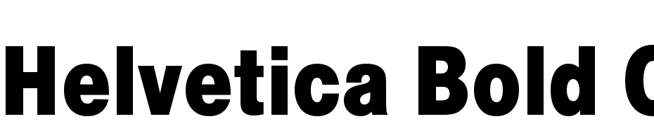 Helvetica Bold Condensed Plain Font Download Free