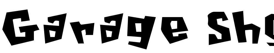 Garage Shock Extended Font Download Free