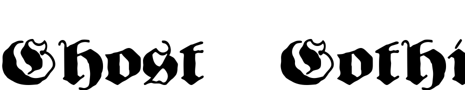 Ghost Gothic Font Download Free