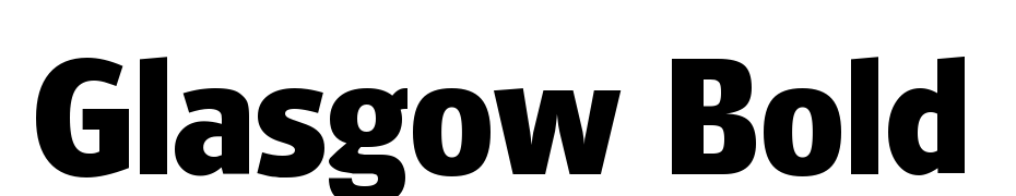 Glasgow Bold Font Download Free