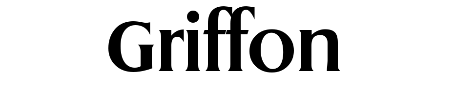 Griffon Bold Scarica Caratteri Gratis