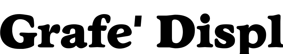 Grafe' Display SSi Font Download Free