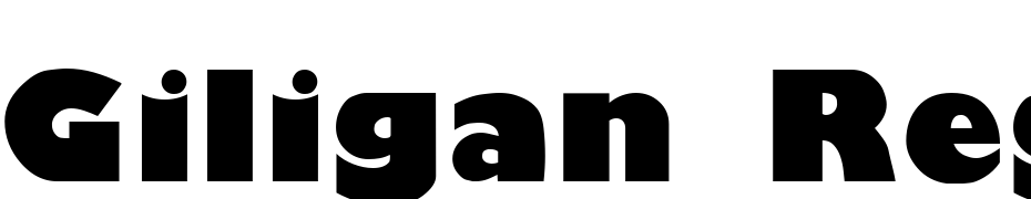 Giligan Regular Font Download Free