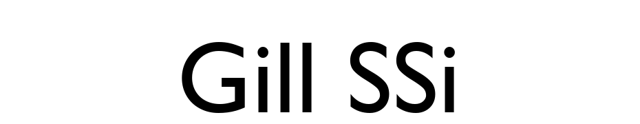 Gill SSi Font Download Free