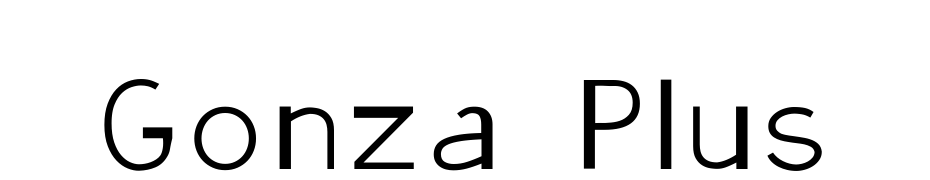 Gonza Plus Font Download Free