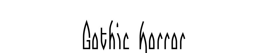 Gothic Horror Font Download Free