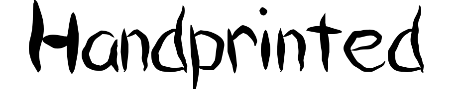 Handprinted Font Download Free