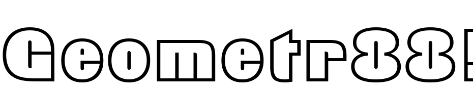 Geometr885 BT Font Download Free
