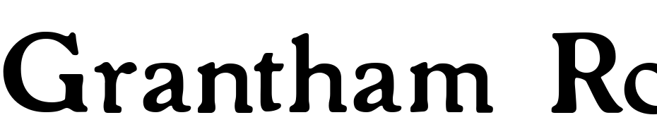 Grantham Roman Schrift Herunterladen Kostenlos